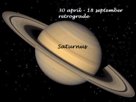 Saturnus retrograde 2019