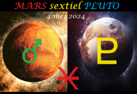 Mars sextiel Pluto - 4 mei 2024