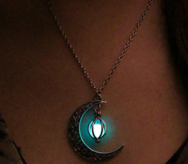 Maan ketting - glow in the dark