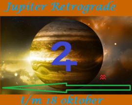 Jupiter retrograde t/m 18 oktober