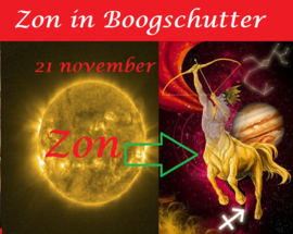 Zon in Boogschutter - 21 november 2020