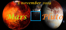 Mars vierkant Pluto - 5 november 2019