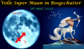 Volle Super Maan in Boogschutter - 26 mei 2021