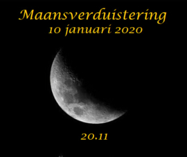 Maansverduistering 10 januari 2020