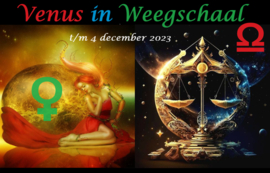 Venus in Weegschaal - 8 november 2023