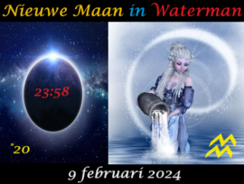 Nieuwe Maan in Waterman - 9 februari 2024