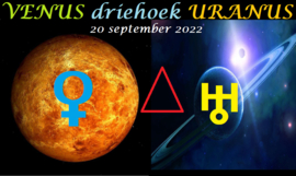 Venus driehoek Uranus - 20 september 2022
