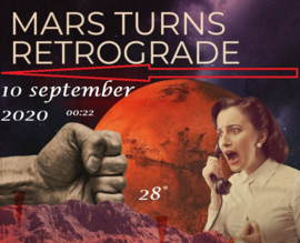 Mars retrograde - 10 september 2020