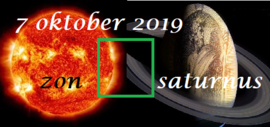 Zon vierkant Saturnus - 7 oktober 2019
