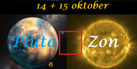 Pluto vierkant Zon - 14+15 oktober
