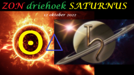 Zon driehoek Saturnus - 12 oktober 2022