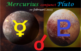 Mercurius conjunt Pluto - 10 februari 2023