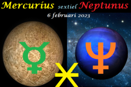Mercurius sextiel Neptunus - 6 februari 2023