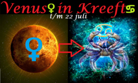 Venus in Kreeft - 2 juni 2021