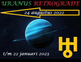 Uranus retrograde - 24 augustus 2022