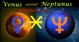 Venus sextiel Neptunus - 5 januari 2022