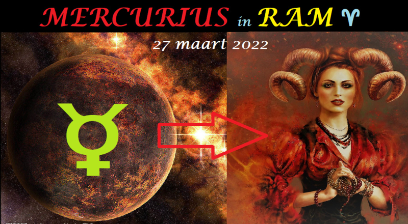 Mercurius in Ram - 27 maart 2022