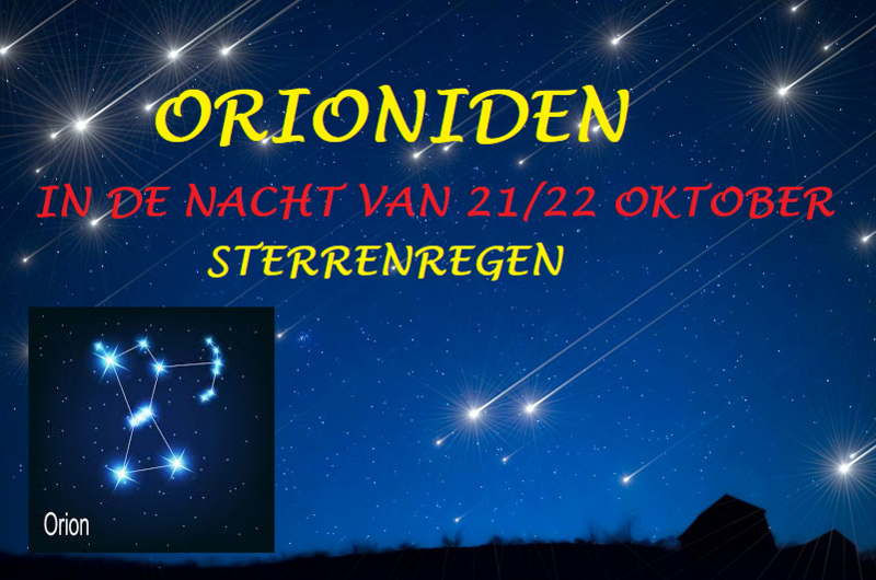 Orioniden sterrenregen - 22 oktober