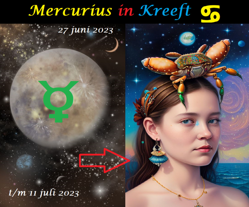 Mercurius in Kreeft - 27 juni 2023
