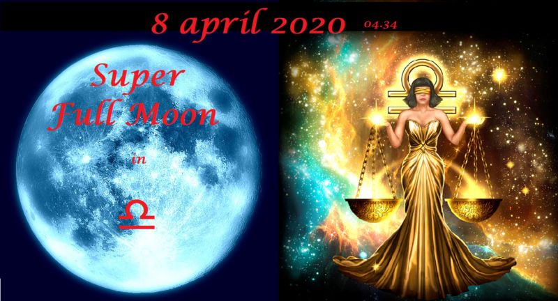 Super Volle Maan in Weegschaal - 8 april 2020 / 04.34