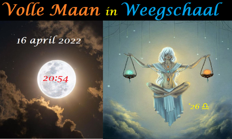 Volle Maan in Weegschaal - 16 april 2022