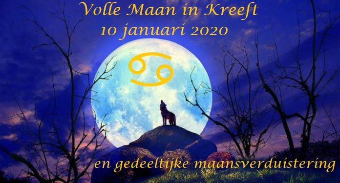 Volle Maan in Kreeft - 10 januari 2020 20.11