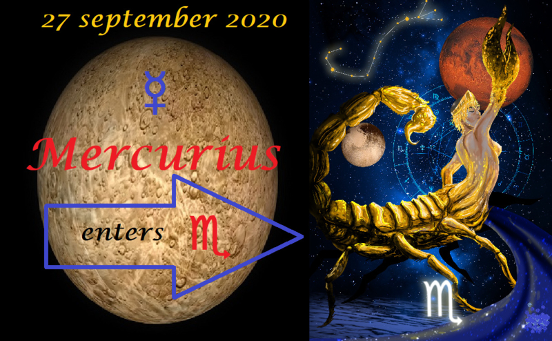 Mercurius in Schorpioen - 27 september 2020