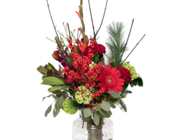 Rood Kerstboeket
