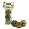 3 giant seagrass balls