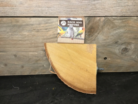 Plateau quarter wood slice