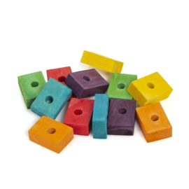 DIY -set van 12 st kleurige rechthoekige blokken