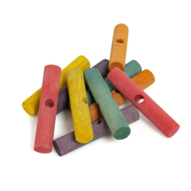 DIY - set 10 st houten sticks 13 cm