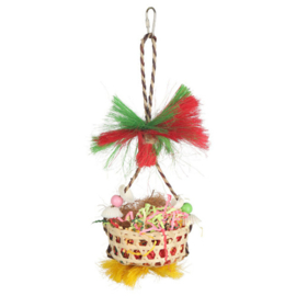 Single Foraging Basket Multi-color 33x16x12 cm