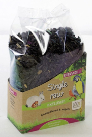 Single Raw zonnebloempit Zwart 350 Gram.