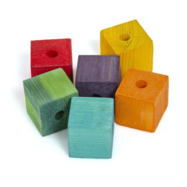 DIY - set van 6 kleurige XL blokken