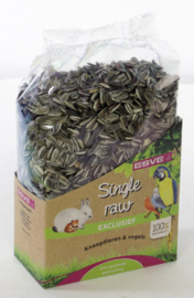 Single Raw zonnebloempit Gestreept 350 Gram.