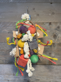 new leather fun wood and rope