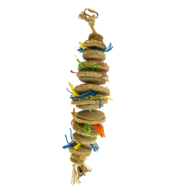 Sisal tube with cardboard and coconut M