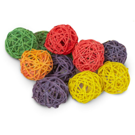 DIY - Set van 10 raffia ballen 9 cm