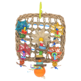 Spider Web Play Wall Multi-color 23x18 cm