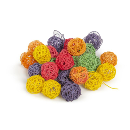 DIY - Wicker balls 5 cm 25 pcs