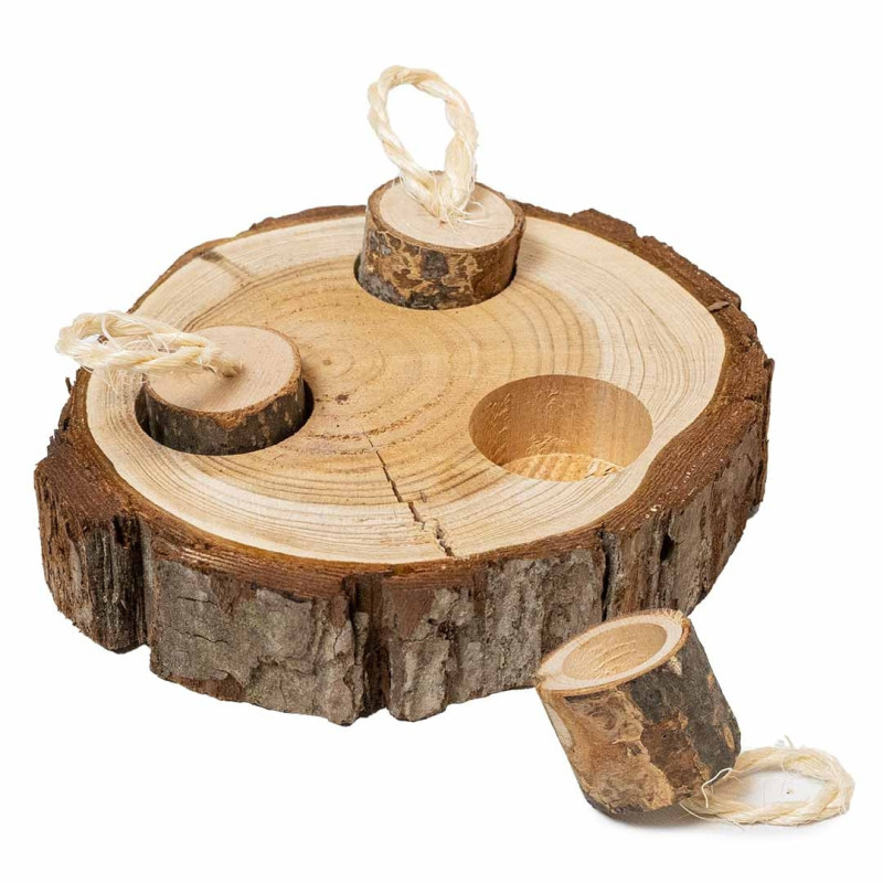 Back Zoo Nature Bark Wood Puzzle