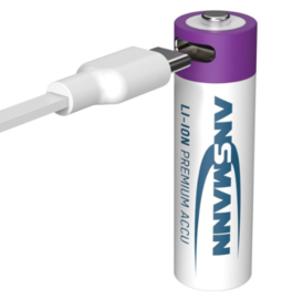 oplaadbare batterijen AA 2000mAh Li-Ion met USB-C poort