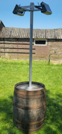 Eiken whisky vat met autonome verlichting