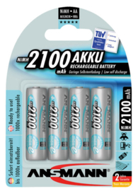 oplaadbare batterijen mignon AA 2100mAh NiMH