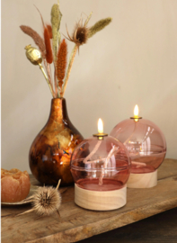 Led Olielamp Roze