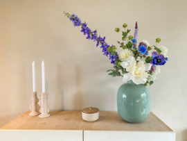 Zijden boeket velvet blue