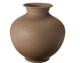 Vaas metaal S | Taupe