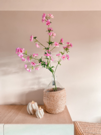 Zijden Delphinium spray Utah tak roze