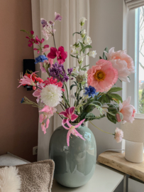 Zijden boeket Romantic bloom